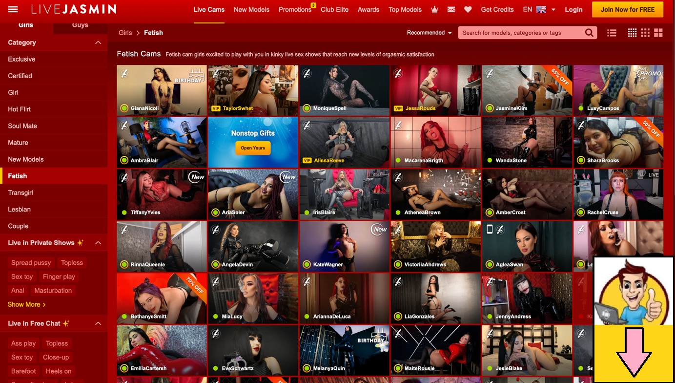 Livejasmin fetish